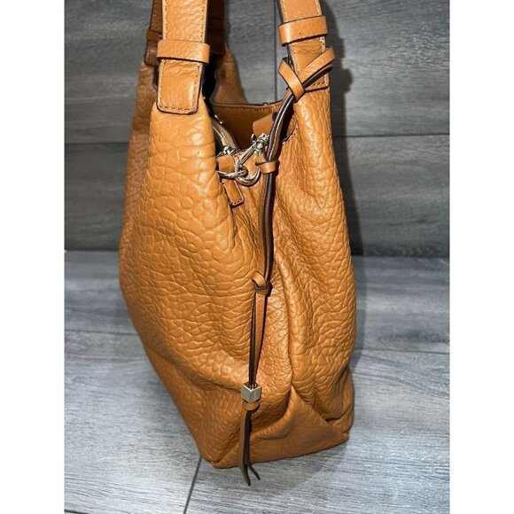 Vince Camuto Convertible Leather Tote Tania Caramel Crisp,Bag - Picture 9 of 9